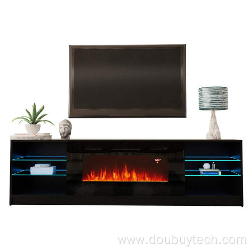 Led Tv Stand with Electric Fireplace